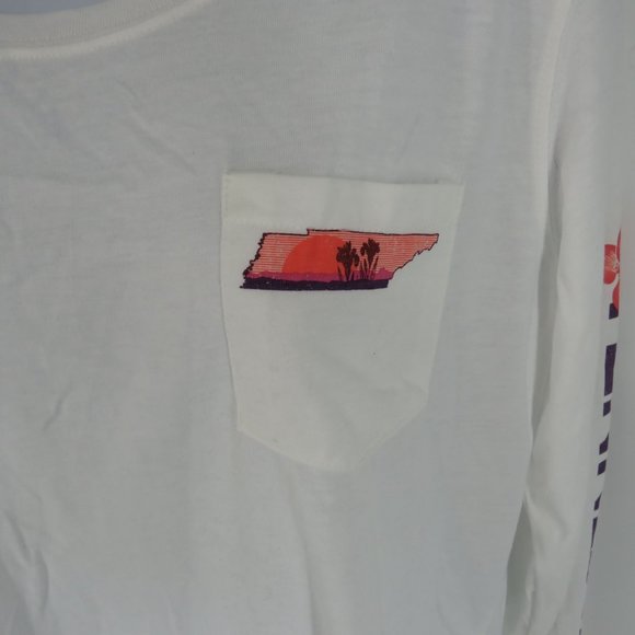 State Of Mine Tennessee Women's White Shirt Medium New With Tags - Picture 3 of 6